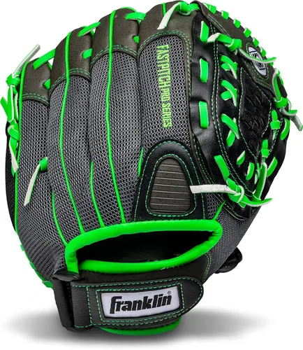 Vista 9 de Franklin Sports Fastpitch Softball Gloves - Windmill Adult + Youth Fielding Gloves - 11" or 12" - Pink + Green