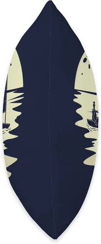 Vista 2 de Sailing evening Yachting Sailboat Sailing Sailboat Sailor Throw Pillow