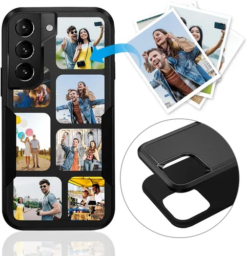 Vista 49 de Funda de teléfono personalizada para Galaxy S20 FE 5G, funda para teléfono multifoto, funda protectora resistente de doble capa a prueba de golpes