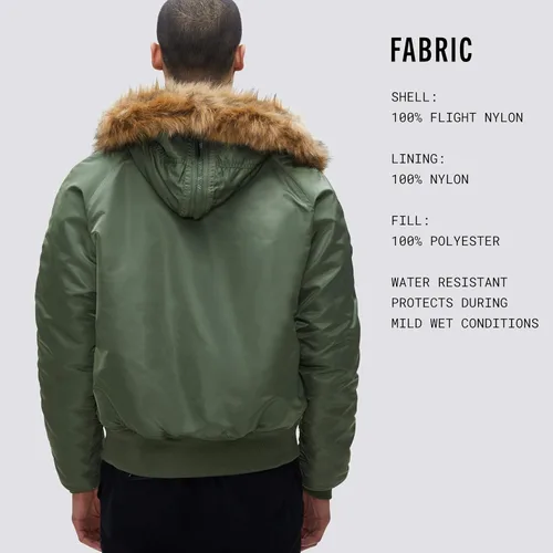 Vista 5 de Chamarra de bombero Alpha Industries N-2B para hombre