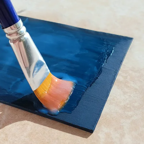 Vista 6 de DecoArt Triple Thick Gloss Glaz, Botella de 8 fl oz, Blanco Azul