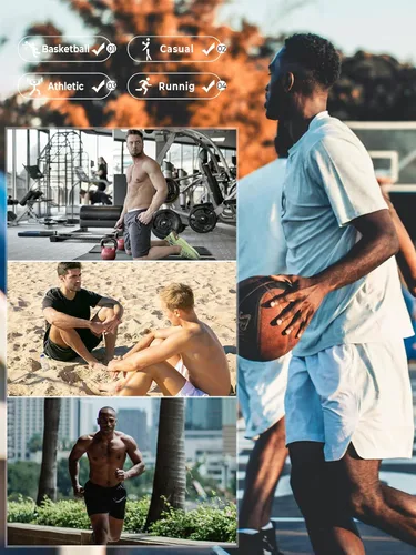 Vista 6 de NORTHYARD - Pantalones cortos deportivos para correr para hombres, ligeros, de secado rápido, 7, 5 o 9 pulgadas, para senderismo, deportes, gimnasio