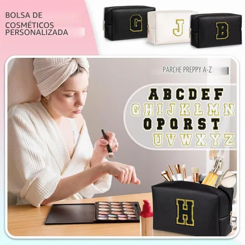 Vista 3 de TOPEAST - Bolso de maquillaje para mujer, Negro -, A