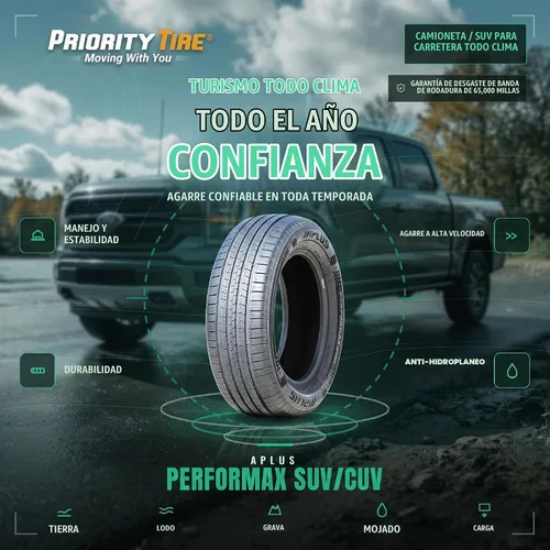 Vista 3 de Aplus Neumático de pasajeros Performax SUV/CUV Highway 215/60R17 96V