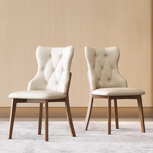Vista 18 de Upholstered Dining Chairs Set, Modern Kitchen Dining Chairs Backrest Reading Office Desk Chair, for Living Room & Bedroom, Living Room, Home