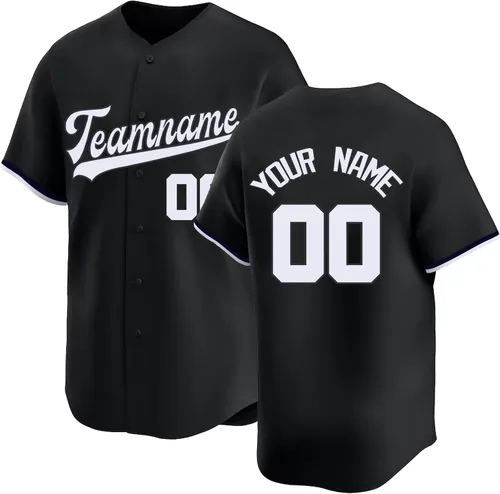 Vista 17 de Camiseta de béisbol personalizada cosida con el nombre del equipo, número de equipo, camisas con logotipo, uniforme deportivo impreso para hombres