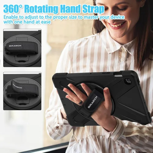 Vista 4 de BRAECNstock Para Samsung Galaxy Tab S5e Funda 10.5 Pulgadas 2019 (SM-T720/T725/T727) Con Protector De Pantalla Soporte De Lápiz Soporte