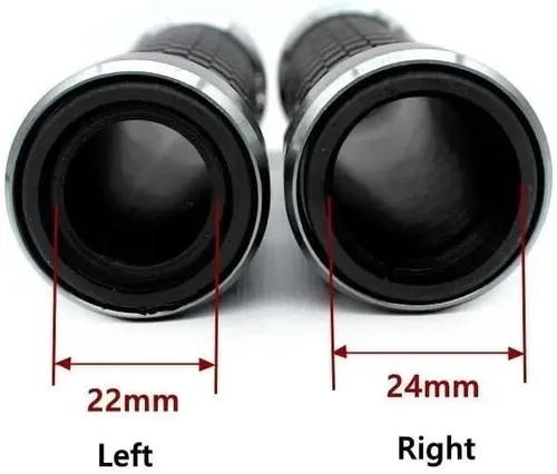 Vista 4 de Motorcycle Handle Grips Bar Motorcycle 7/8'' 22MM Handlebar Grips Handle Grip bar For MT-07 MT07 MT 07 FZ-07 2014 2015 2016 2017 2018 2019