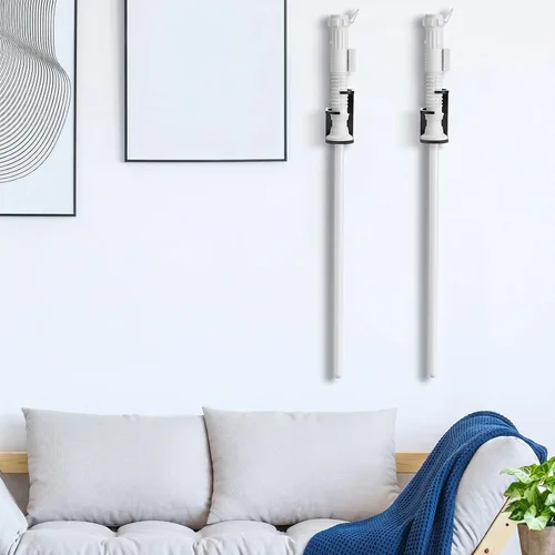Vista 7 de Cosmos Soporte de montaje en pared para sables de luz acrílicos, soporte para sable de luz con almohadilla protectora para sable de luz vertical