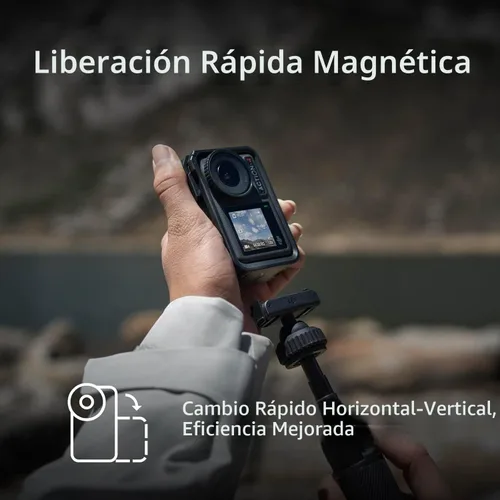 Vista 6 de DJI Osmo Action 4 - Paquete de cámara de acción impermeable, sensor de 1