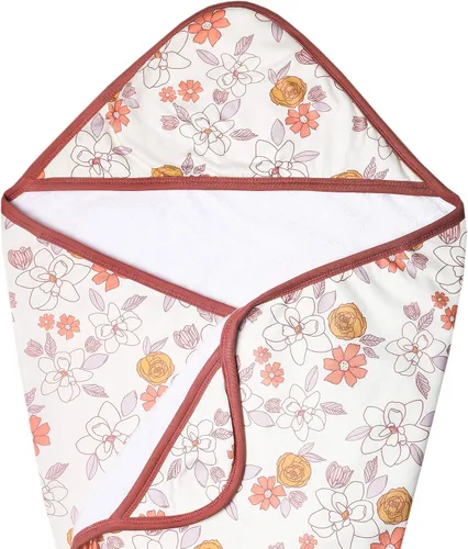 Vista 59 de Copper Pearl Toallas de baño con capucha, toallas de baño de tela de rizo de primera calidad con capucha, bolsillos y diseños geniales, ideales