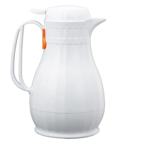 Vista 3 de Service Ideas ECO13WH Eco-Serv Server, sin BPA, jarra aislada con espuma, 44 onzas, blanco ECO13WH en Blanco