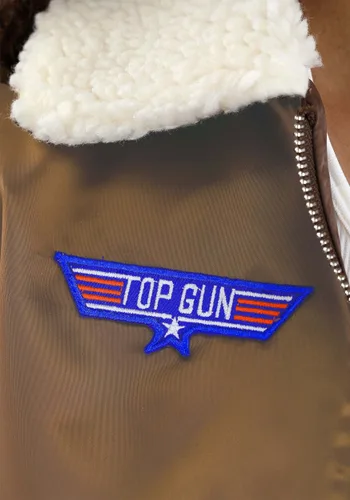 Vista 5 de Disfraz de Chaqueta Bomber Top Gun para Mujer Talla Plus Multicolor