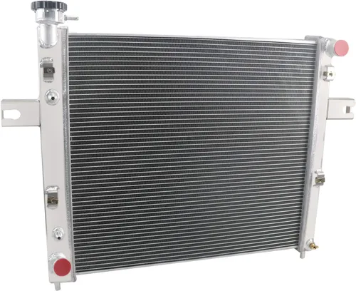 Vista 7 de Radiador para Jeep Grand Cherokee 4.0 Limited SE Sport 4.0L L6 1999-2004, radiador de aluminio de 4 filas