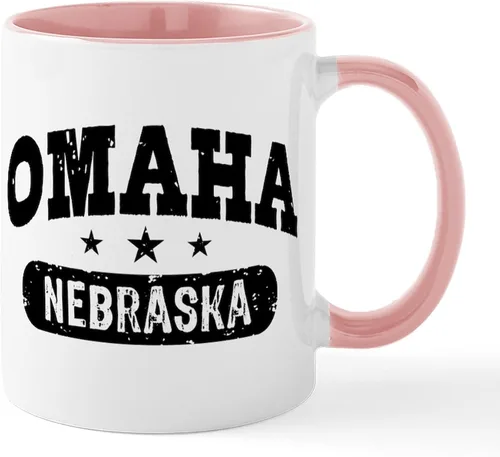 Vista 73 de CafePress I Love Nebraska Taza de café de cerámica de 11 oz (11.0 fl oz)
