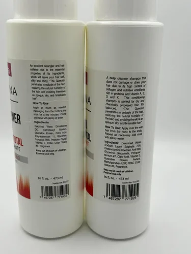 Vista 2 de Champú y Acondicionador Balsamo Reparacion Total Super Hidratante Set 16 fl. oz. cada uno