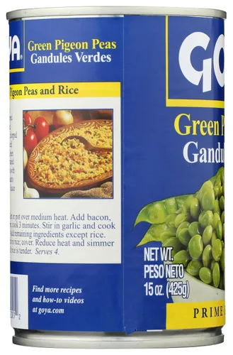 Vista 6 de Goya Foods Gandules Verdes / Gandules Verdes 15 oz