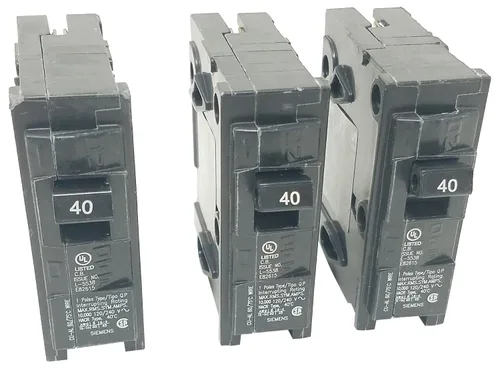 Vista 2 de Disyuntor Q115 de 15 amperios tipo de polo único QP