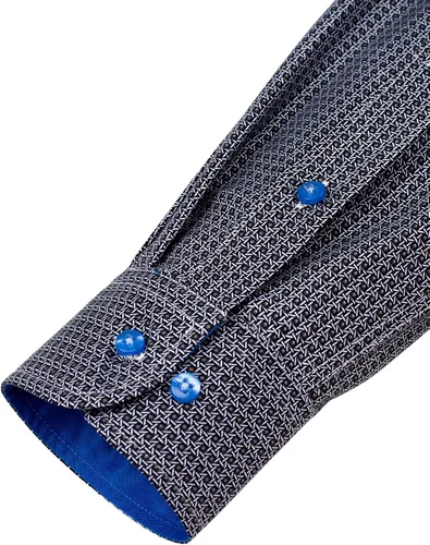 Vista 6 de J.VER Camisas de vestir estampadas para hombre, estilo casual, de manga larga, con botones
