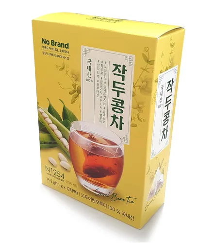 Vista 4 de Minecook Bolsitas de té de soja, té coreano, 12 bolsitas de té/0.04 oz por bolsa