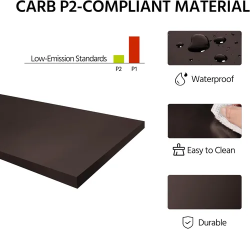 Vista 9 de Topeakmart Armario de madera con puertas duraderas y estantes ajustables, armario interior de madera independiente para baño/sala de estar/pasillo
