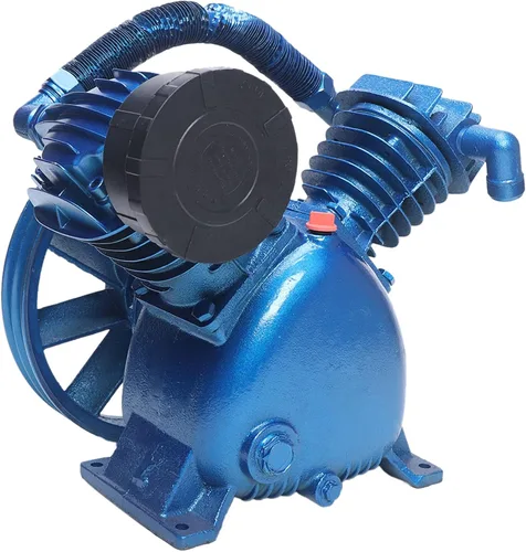 Vista 3 de Cabezal de bomba de compresor de aire 5.5HP 21CFM 175PSI 800RPM Unidad de bomba de compresor de aire estilo V con volante de inercia, cilindro