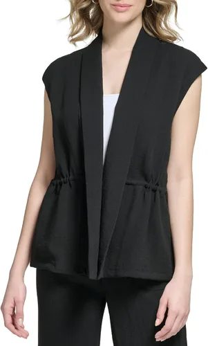Vista 5 de Calvin Klein Women's Open Cap Sleeve Jacket