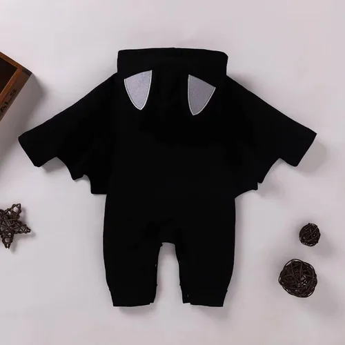 Vista 3 de Traje de traje de bebé recién nacido, uniforme de murciélago de astronauta, ropa de prisionero con sombrero