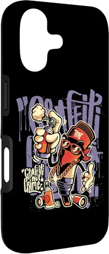 Vista 3 de Rociador de graffiti Hip Hop Street Estilo urbano Spray Can Gift Case para iPhone 17