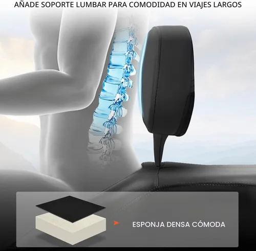 Vista 4 de FOVPLUE Respaldo Ajustable para Pasajero, Almohadilla Desmontable para Respaldo del Conductor Enchufable con Kit de Montaje para Harley Touring