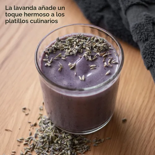 Vista 4 de Flores secas de lavanda orgánicas (caja de 5 libras), capullos de lavanda a granel