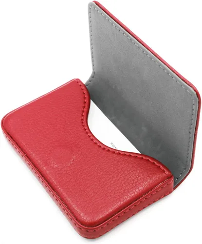 Vista 11 de Cartera con bloqueo RFID - Tarjetero minimalista de cuero para negocios, 12-verde, Pequeña, Slim