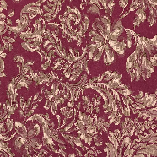 Vista 2 de Ultimate Textile Miranda - Mantel rectangular de damasco (70 x 144 pulgadas), color burdeos