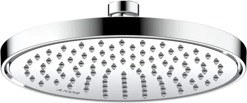 Vista 5 de AXOR ShowerSolutions 35369341 - Cabezal de ducha de 9 pulgadas, 1 pulverizador de lluvia en cromo negro cepillado Cromo cepillado negro