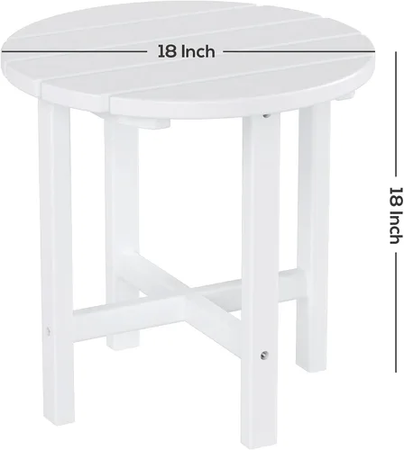 Vista 8 de WestinTrends Dylan Dylan - Juego de 3 sillas Adirondack para exteriores con mesa auxiliar, color marrón oscuro