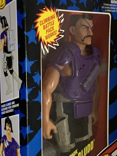 Vista 3 de Figura de acción GI Joe Hall of Fame Cobra MAJOR BLUDD de 12 pulgadas (1993 Hasbro)
