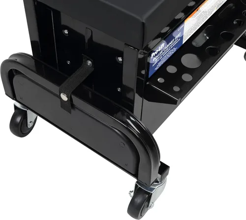 Vista 6 de Pro-Lift Mecánico - Asiento de rodillo con caja de herramientas, taburete de 3 cajones con cojín de asiento acolchado para enredadera de garaje