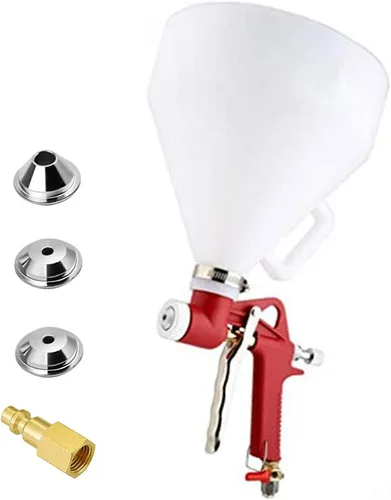 Vista 8 de Joywayus Air Hopper - Pistola pulverizadora con boquilla de 0.157 in/0.236 in/0.315 in, textura de pintura, pulverizador de pintura para paneles