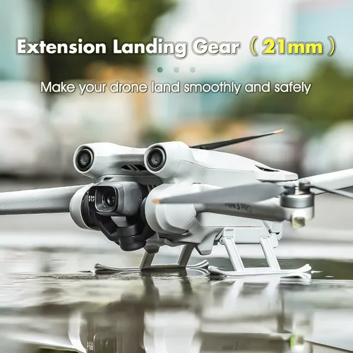 Vista 2 de STARTRC Mini 3 Pro Landing Gear Leg Kit extendido plegable para DJI Mini 3