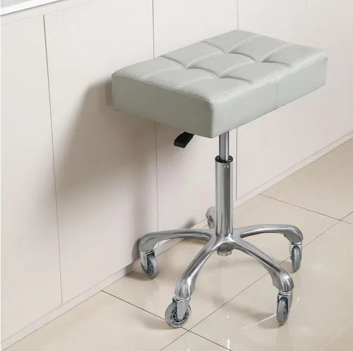 Vista 12 de Taburetes resistentes con ruedas Kaleurrier: taburetes ajustables para tienda High-Grade Swivel Rolling Stools Designed for Professionals,Allows