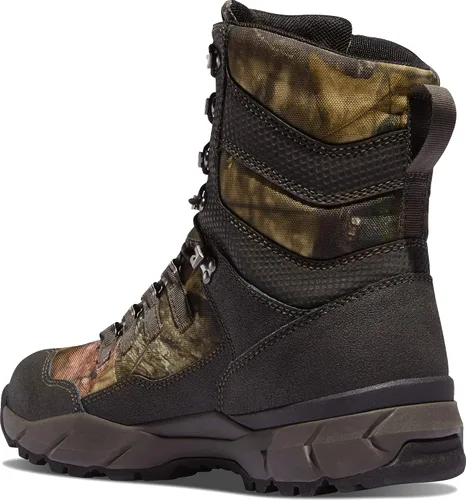 Vista 2 de Danner Vital - Botas de caza impermeables de 8 pulgadas para hombres aisladas con 14.14 onzas Thinsulate Ultra, cuero y textil superior, plantilla