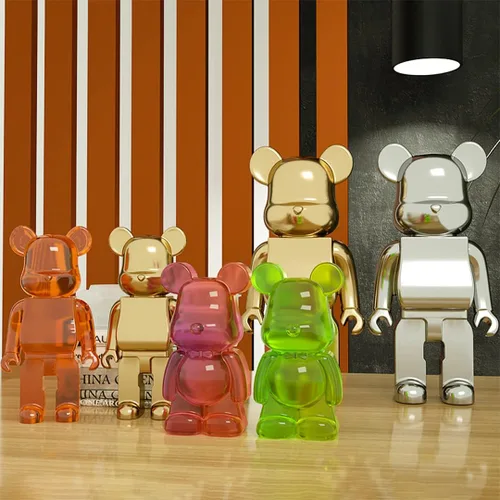 Vista 3 de 2 moldes de resina de oso de silicona 3D para velas de animales, molde de fundición de resina epoxi para llavero de bricolaje, jabón perfumado