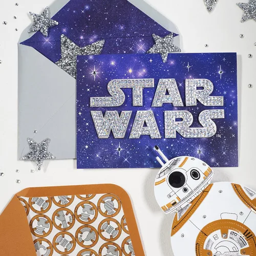 Vista 7 de Papyrus Surtido de tarjetas de cumpleaños de Star Wars, BB-8 y Yoda (3 unidades)