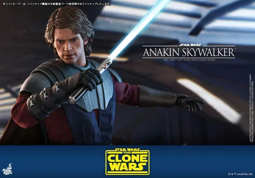 Vista 7 de Hot Toys 1:6 Anakin Skywalker - Star Wars: The Clone Wars, multicolor