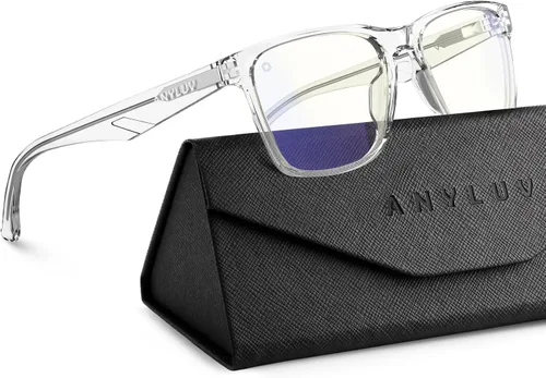 Vista 23 de ANYLUV Blue Light Glasses for Women & Men, Stylish Blue Light Blocking Glasses, Eyes Protection & Anti Eyestrain Eyewear