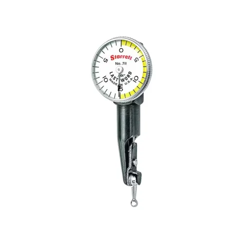 Vista 8 de Indicador de prueba de dial con accesorios Starrett Last Word, pulgadas, Blanco, 1