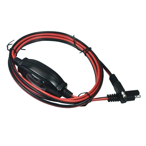 Vista 7 de FILSHU - Cable de extensión SAE 16 AWG, arnés de cables 12V-24V CC con interruptor de encendido/apagado, cable de acción rápida