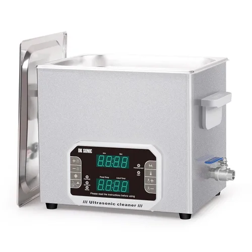 Vista 14 de DK SONIC Limpiador ultrasónico profesional de 3 L, 120 W, limpiador ultrasónico de joyería con temporizador, calentador y control táctil