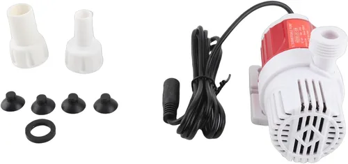 Vista 3 de Sumergible DC 12V 10W 3.3Meter IPX8 Mini bomba silenciosa para acuarios y fuentes de peces