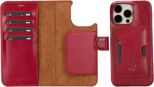Vista 120 de Venito Florence - Funda de piel compatible con Samsung Galaxy S9, extra segura con bloqueo RFID, cartera desmontable para teléfono (gris decolorado)